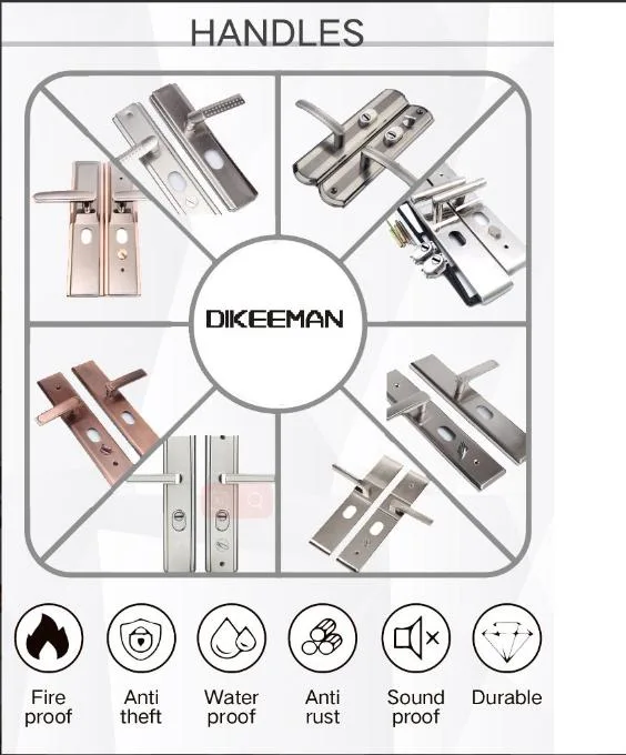 باب Dyke Steel مع أقفال ميكانيكية باب فولاذي مخصص