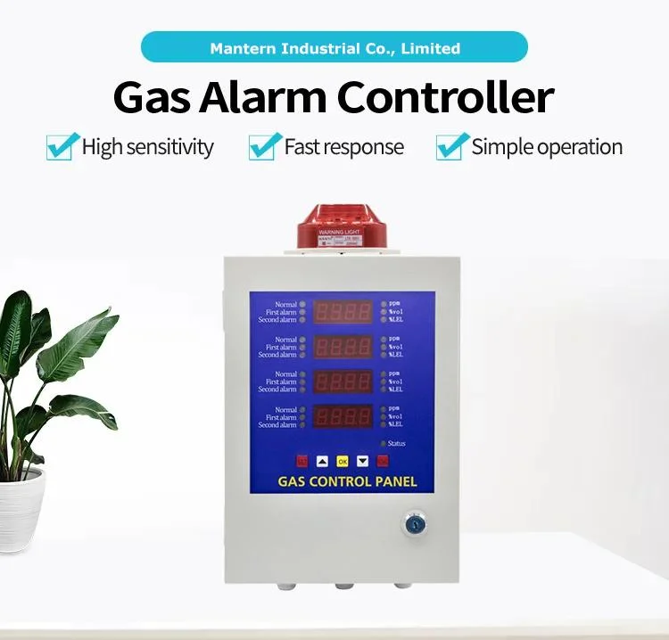 Venta caliente alarma de fuga de Gas de buena calidad Direct Digital Gas Controlador del detector