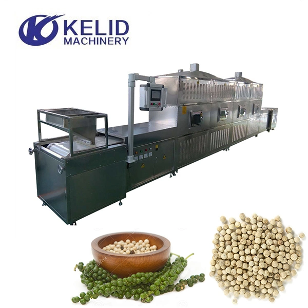 200kg/H Energy Saving Microwave Cardamom Nutmeg Spices Drying Machine