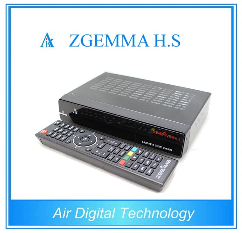 Zgemma H. S DVB-S2 Soporte de receptor Mirco SD para la grabación