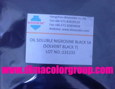 Solúvel em óleo em Nigrosine Black SA (solvente preto 7) Para tinta de borracha plástica