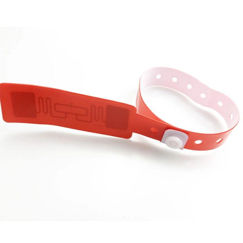 13.56MHz RFID Disposable Bracelet PVC Wristband for Hospital