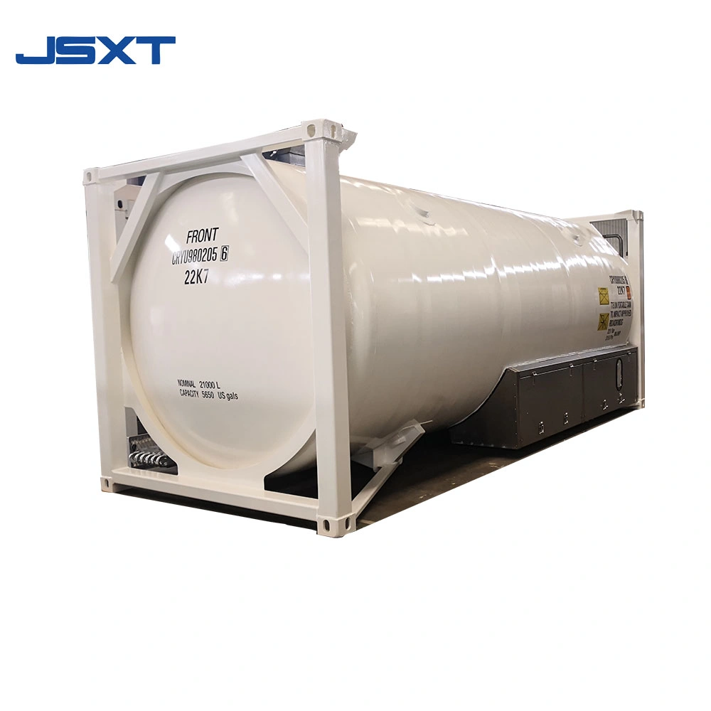 Long Service Life 20FT T75 ASME Standard Lox Lin Lar LNG Lco2 ISO Tank Container for Sale