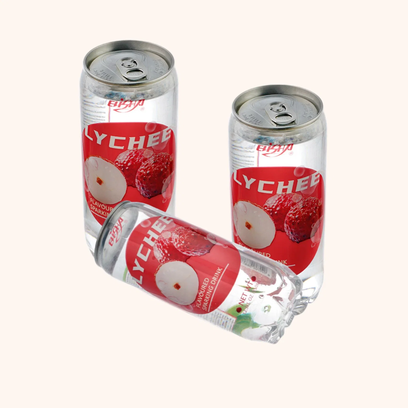 French Natural Sweet Private Label 350ml Lychee Flavor Sparkling Water