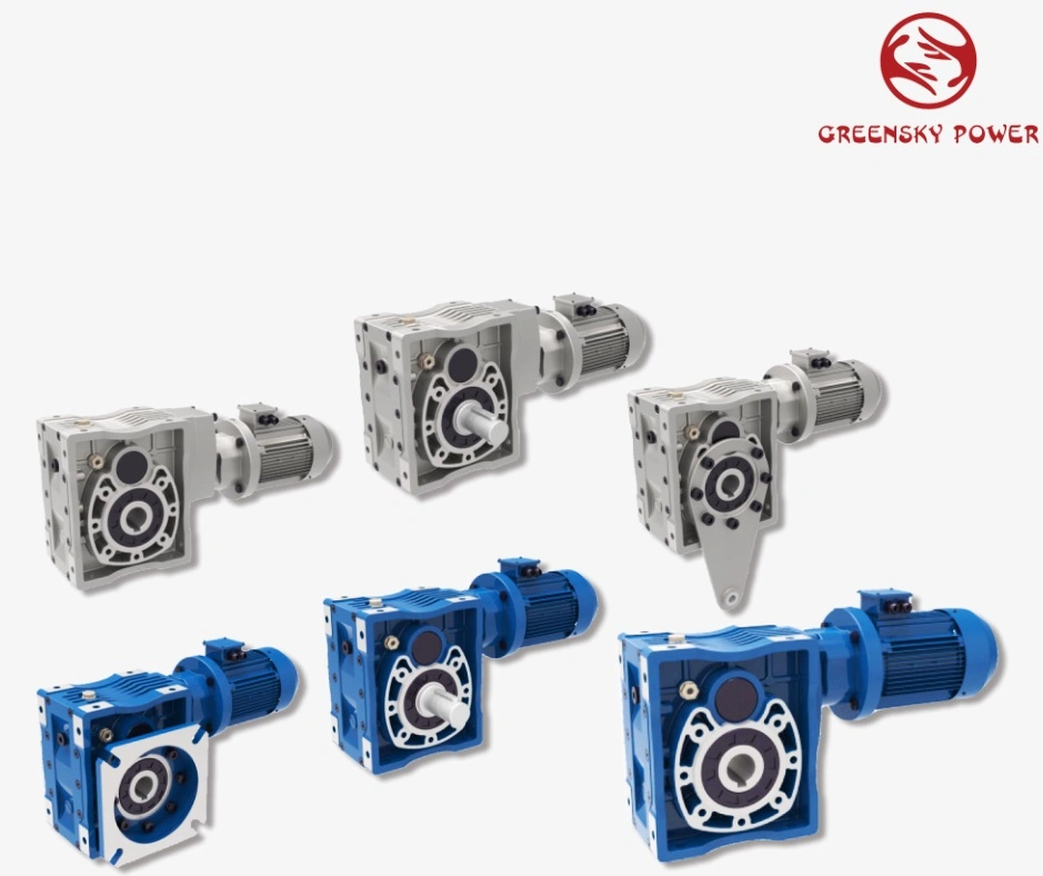 High Efficiency Right Angle Hypoid Gear Reducer Motor Gearbox