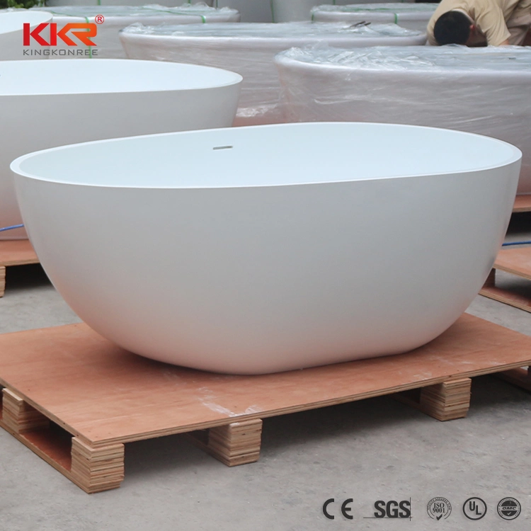 Artificial Stone Resin Free Standing Modern Design Bath