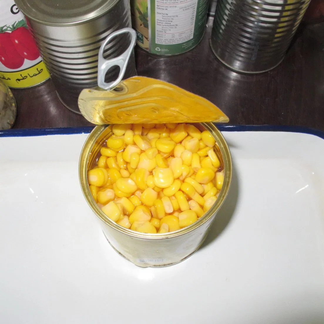 Green Food Origanic Whole Kernel Sweet Corn 340g Canned Corn with High quality/High cost performance 