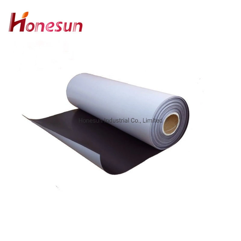 Large Printable White Rubber Magnet Magnetic Material Paper Sheet Flexible Magnet Roll