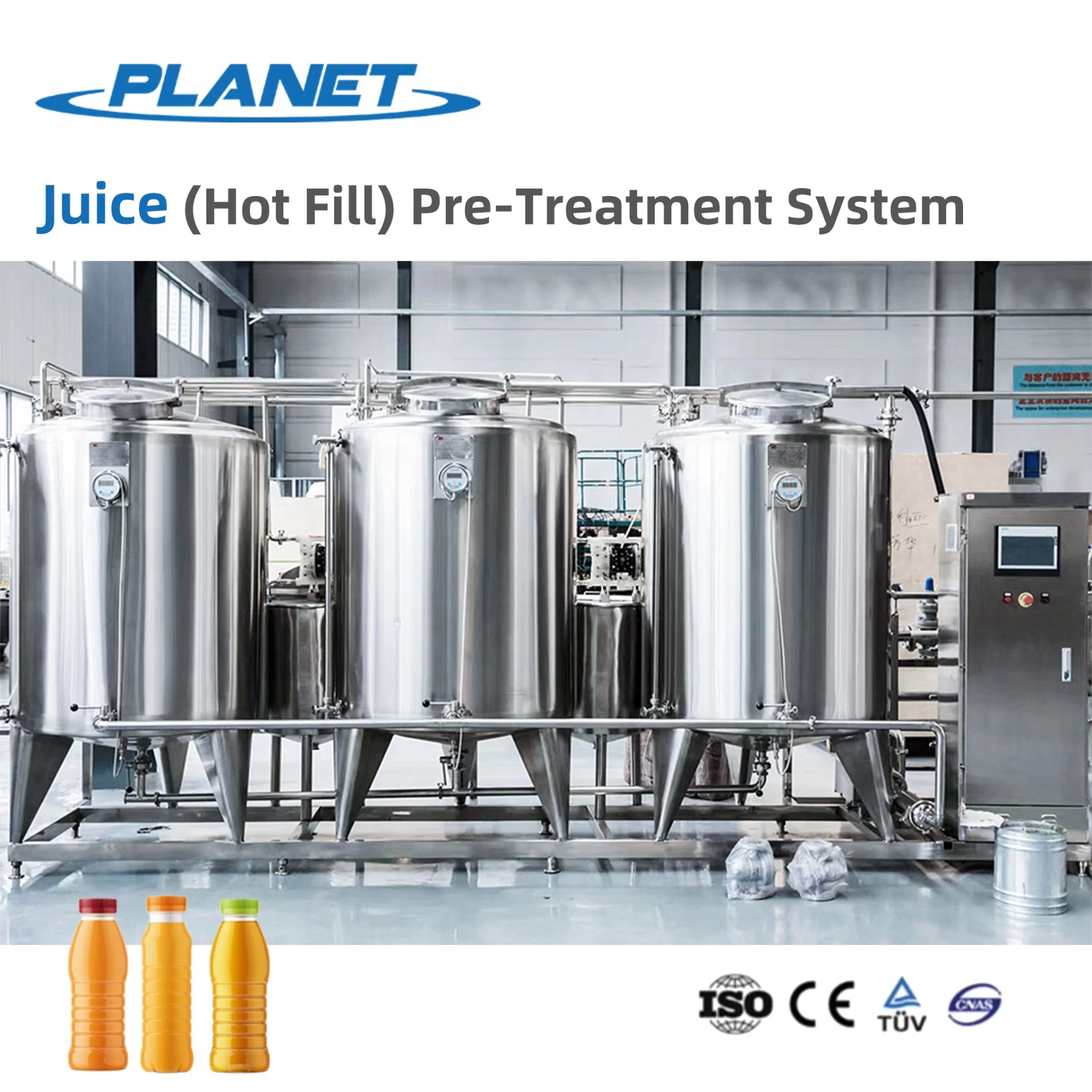 Juice Making Plant with Uth Sterilizer