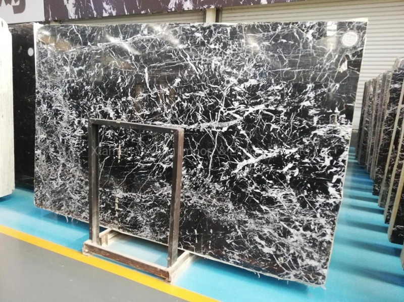 Black Marble Stone for Bathroom Flooring/Tiles/Floor Wall Tile/Countertop/Workbench/Vanity/Coffee/Restaurant Table Top