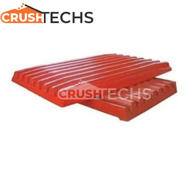 Fixed Jaw Plate High Mn Casting Steel Stone Crusher Spare Parts