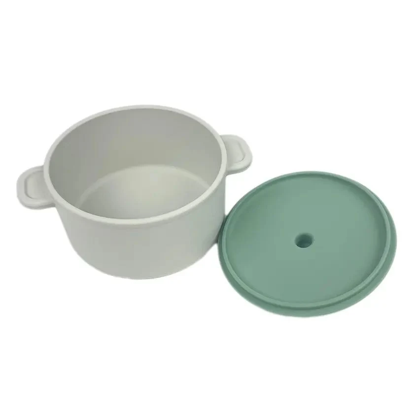 Cooking Tools Custom Food Grade Silicone Kitchen Bowl with Wooden Handle Utensils Kitchenware