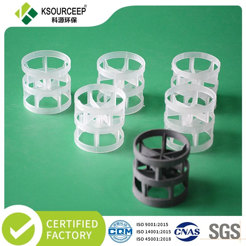 25mm 38mm Plastic PP/CPVC/PE Pall Ring