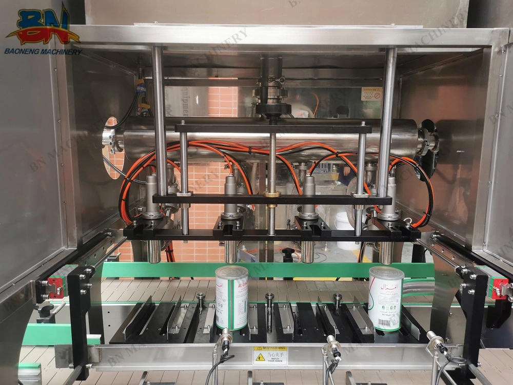 Ketchup Butter Paste Can Filling Machine with Washing Capping Line