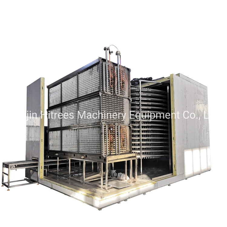 Spiral Freezer Belt Conveyor Freezing Machine