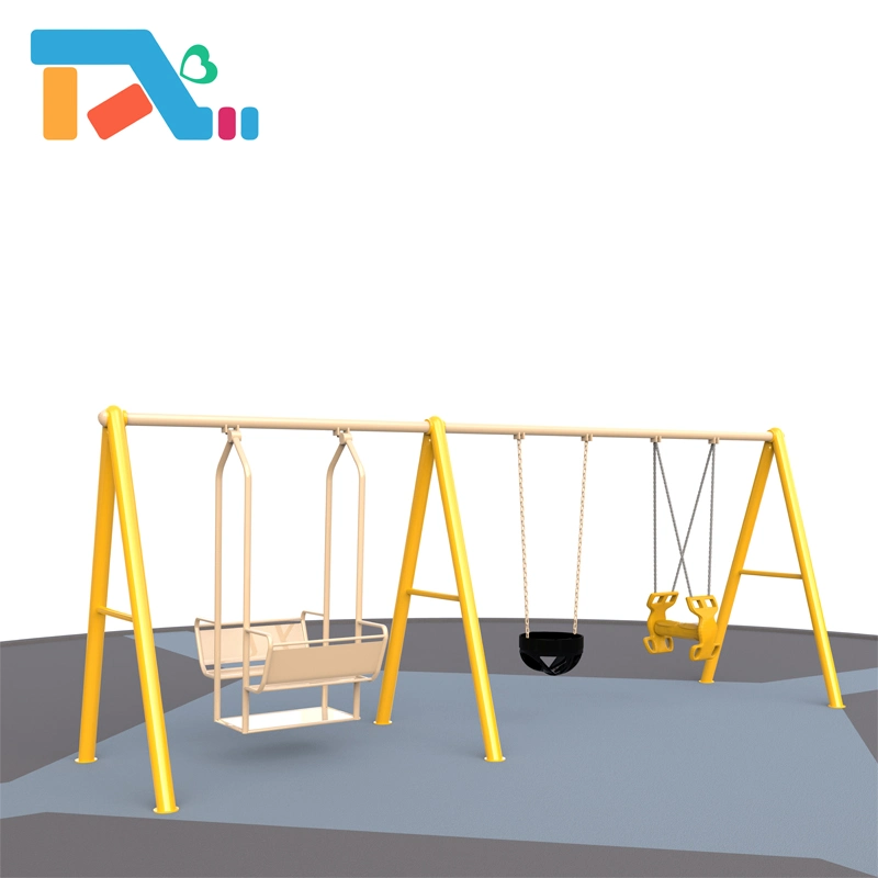 Patio de juegos al aire libre niños Swing plástico para niños