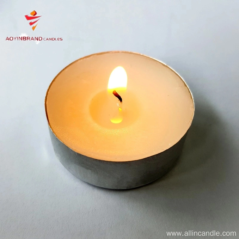 Hot Sell 12g Pressed Whitetealight Candle with Low Price