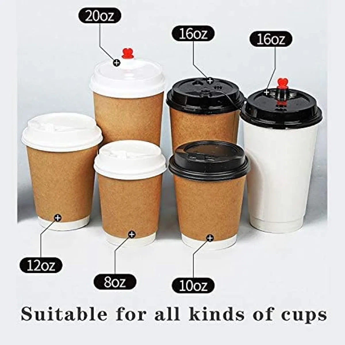 Clear Drink Cup Plastic Bags, Take Away Pouch Packaging Bags for Coffee/Juice/Tea