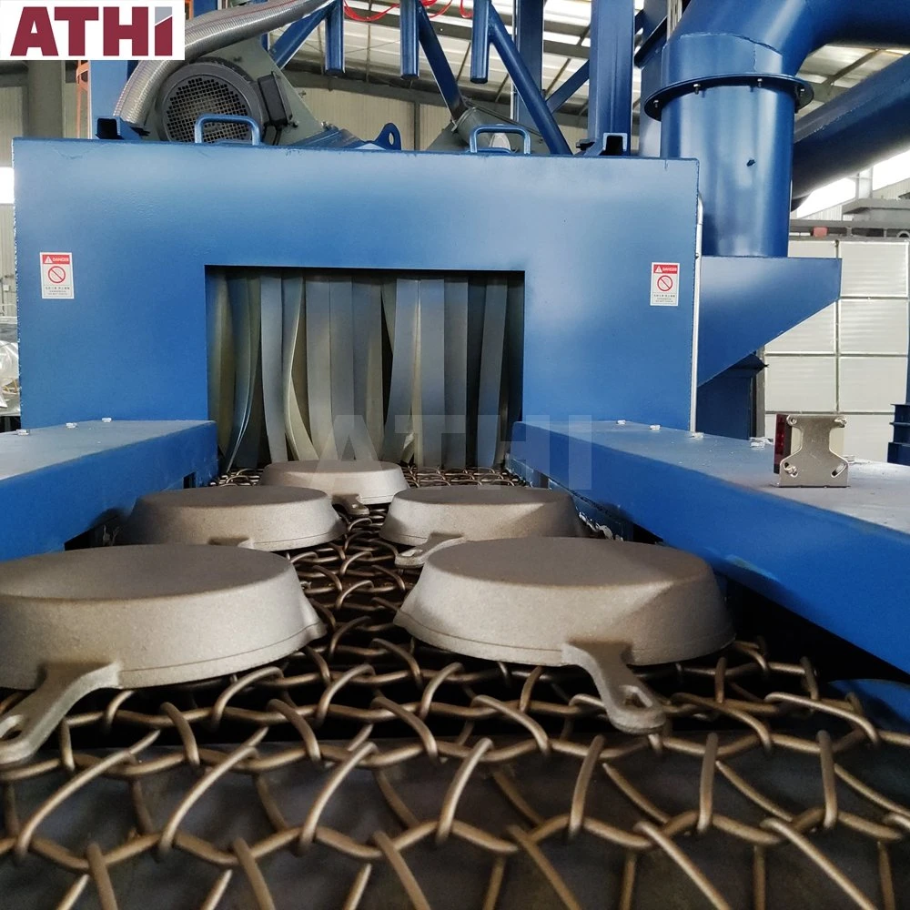 Wire Mesh Belt Continuous Production Shot Blast Cleaning Machines Surface Blasting Equipment