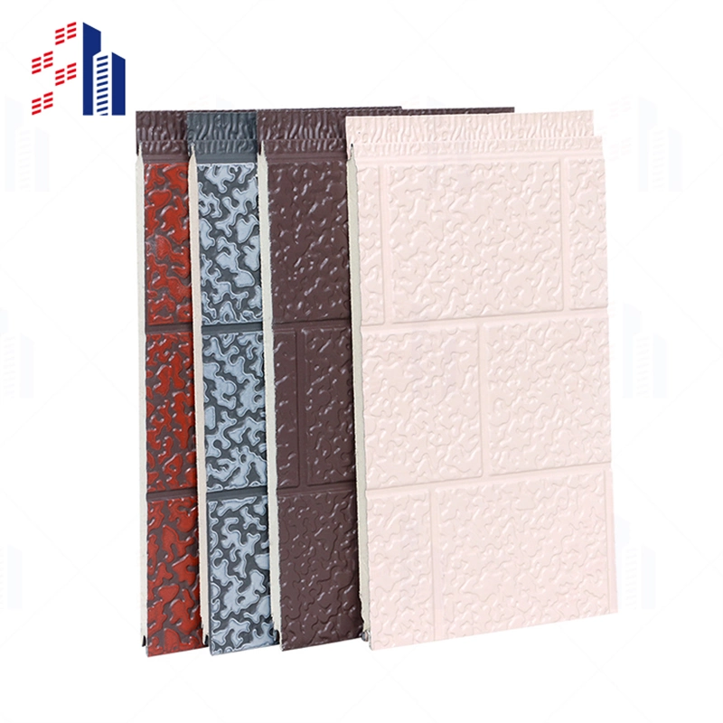 Low Carbon Environmental Protection Beautiful Strong Earthquake Resistant PU Sandwich Panel