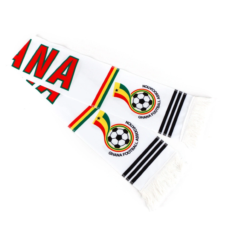 Wholesale/Supplier Custom Knitted Acrylic Club Sports Football Soccer Scarf