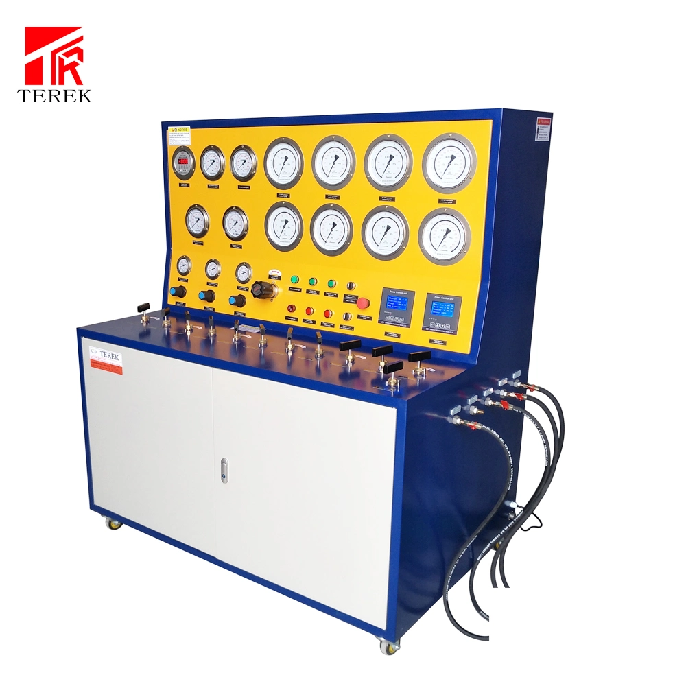 Terek DN10-DN400 Pressure Relief Valve Testing Equipment Hydrostatic Booster Pump Head Test Machine