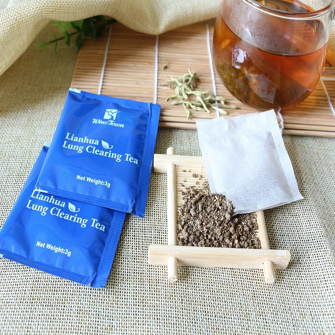 Lian Hua Qing Wen Tea Herbal Strong Detox Lungs Tea