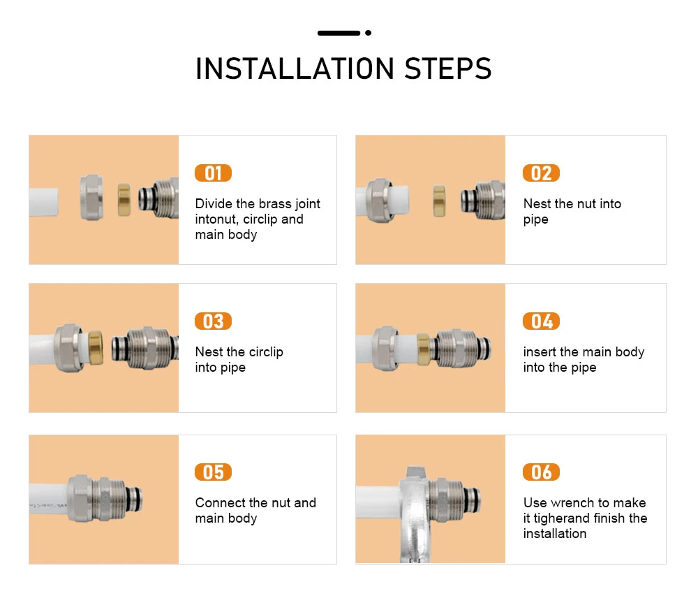 1/2 Pex Rohrverschraubungen Hardware Zubehör Für Die Installation Von Heizungszubehör T-Stück-Verbindungsrohr X Rohr X Rohr Messing Löt Fittings Kupfer Teile für Sanitär