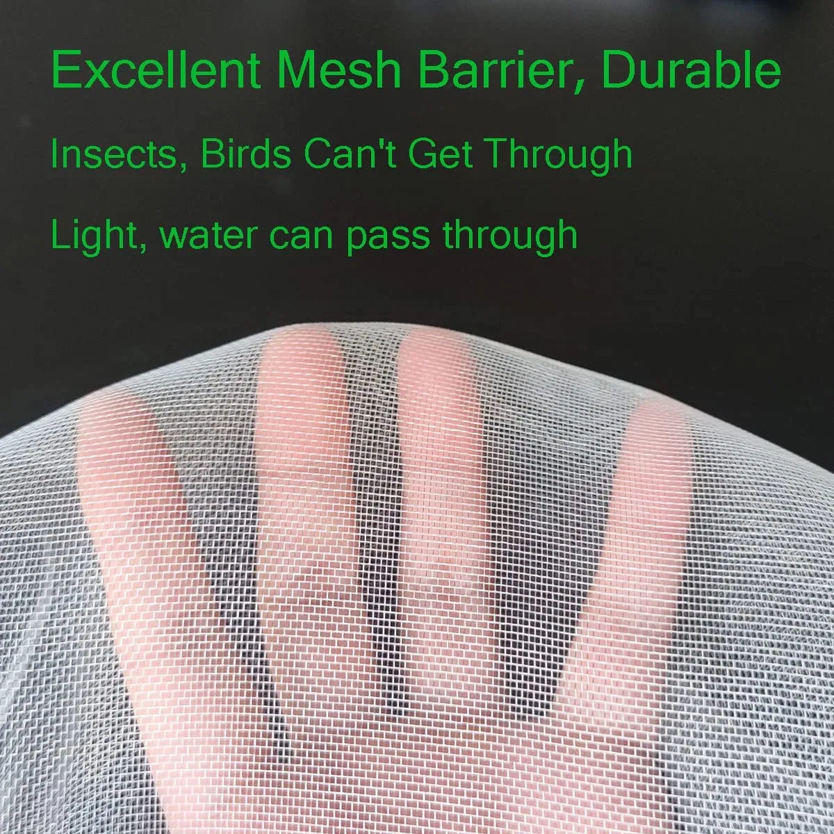 100% Virgin HDPE Sunshine Insect Net High-Quality Mesh Made of Polyethylene, Which Is Durable and Can Be Used for a Long Time.