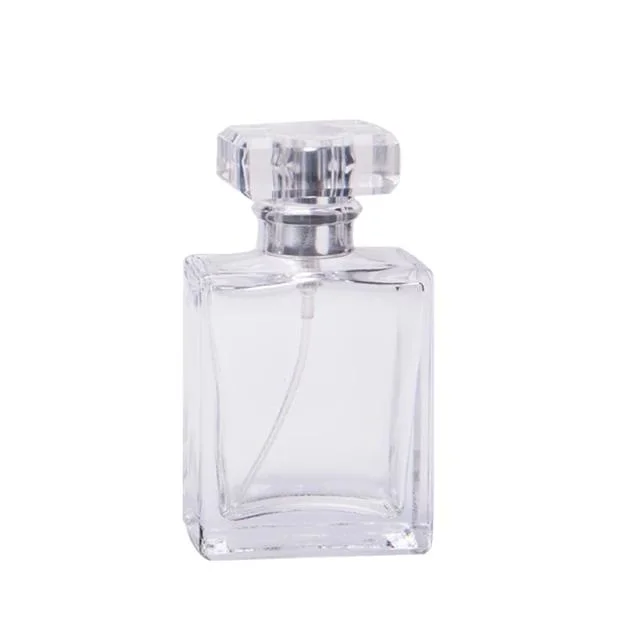 Wholesale/Supplier 30ml 50ml 100ml Flat Square Perfume Bottle with Spray Applicator for Traver