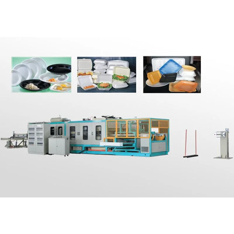 Plastic Foam Machine Fully Automatic Vacuum Forming and Cutting Incorporated Machine