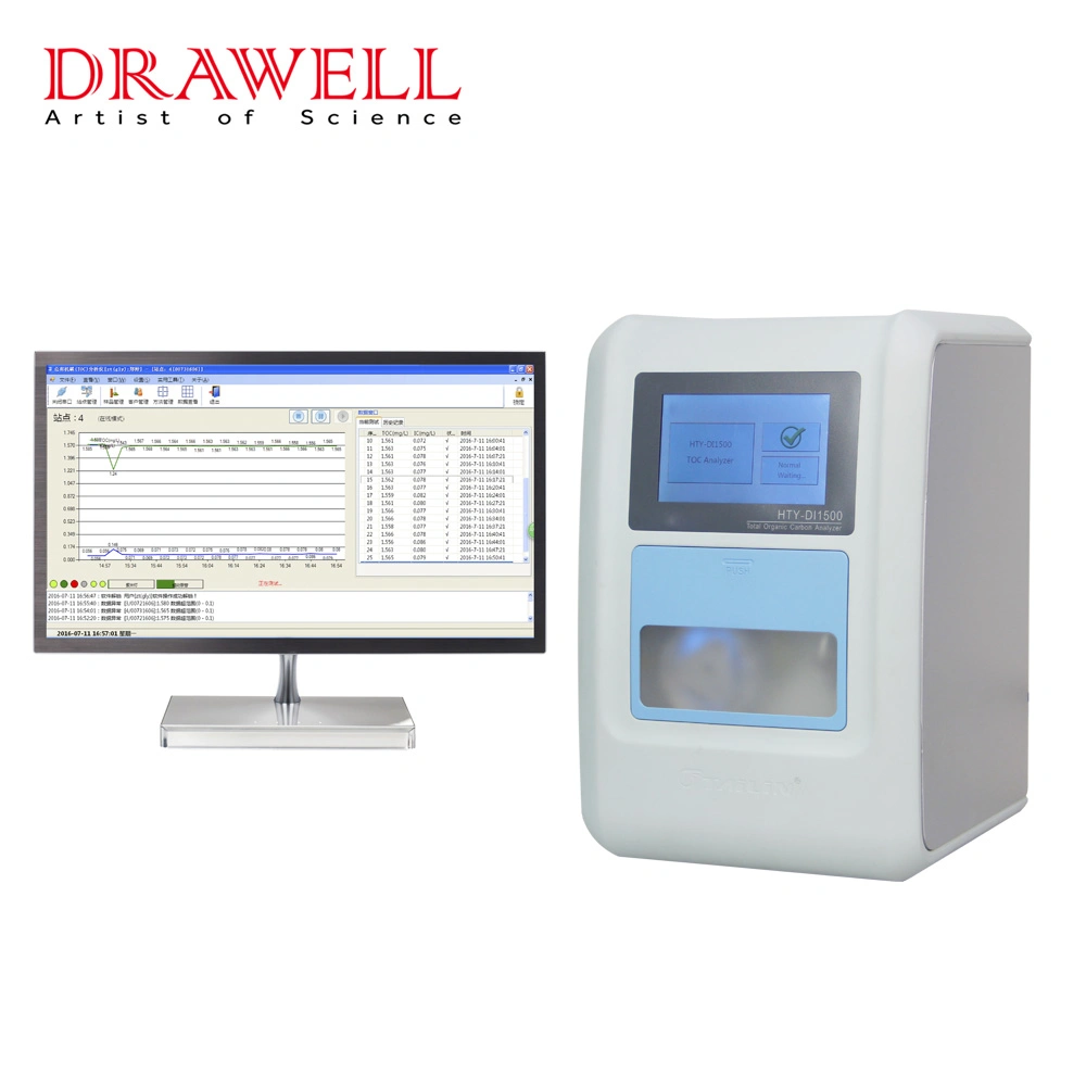 Dw-Di1500 Pharmaceutical Factory Water Quality Analysis Water Detector Water Treatment Toc Analyzer (Off Line)