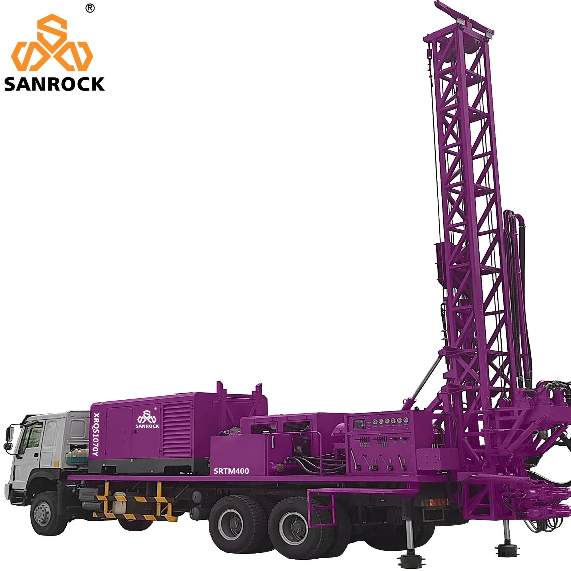 Truck Mounted Water Well Drilling Rig with Compressor Hydraulic Water Well Drilling Equipment