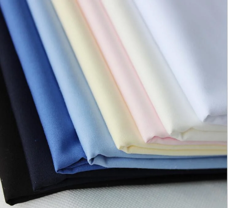 6535 8020 Cotton Solid Color Tc Poplin Polycotton Lining Fabric for Pocket