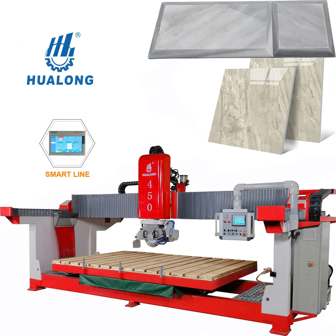 Hualong Machinery Stone Cutting Machine 3/4/5axis Bridge Saw for Marble, Granite