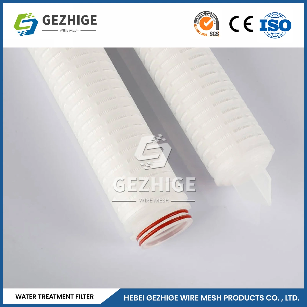 Gezhige Stainless Steel Water Separator Cartridge Manufacturers Exterior Sintered Filter Cartridge China 10 Inches Length Water Micro Filter Cartridge