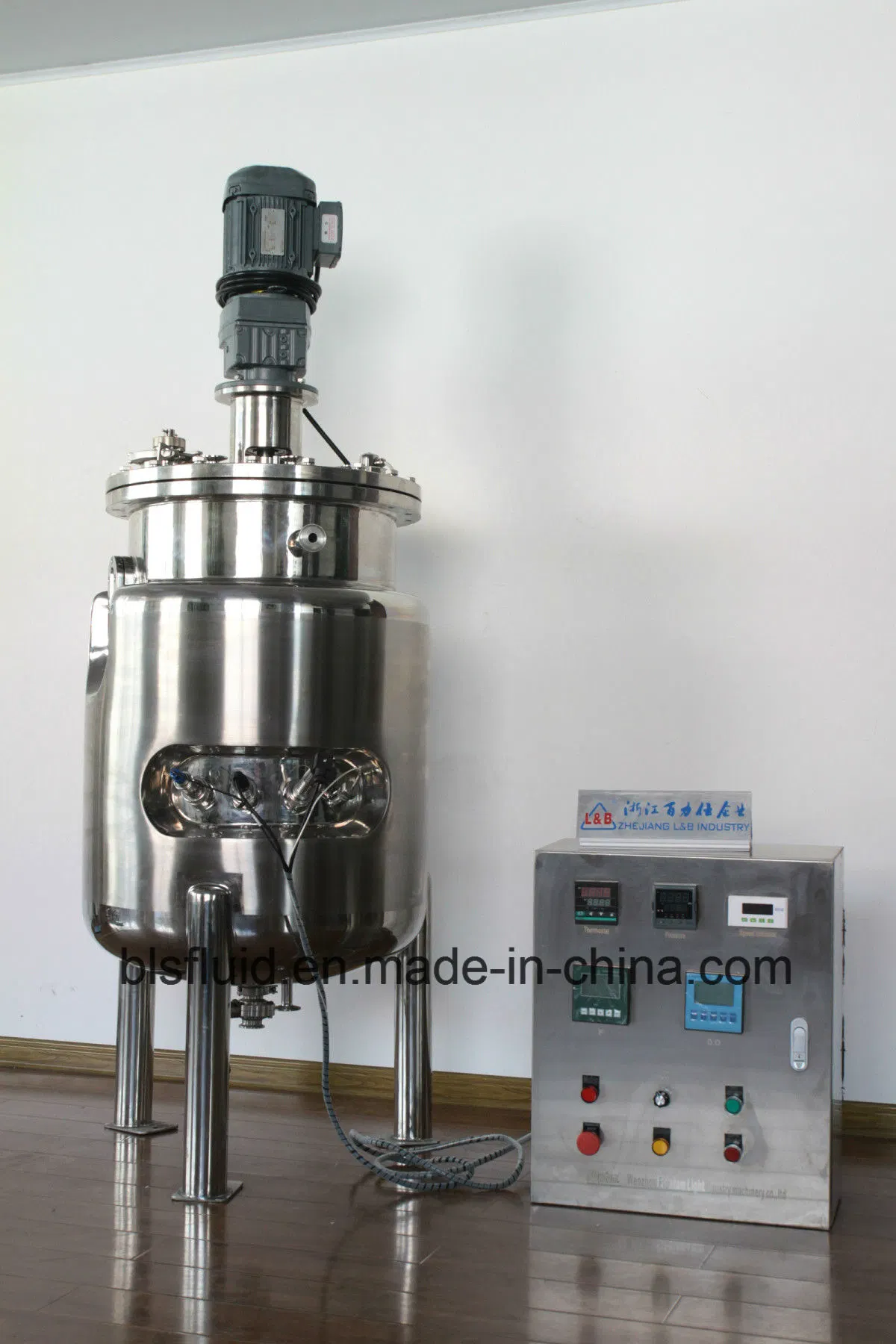 Stainless Steel Steam Heating Bio Fermentor for Yeast Cultivation