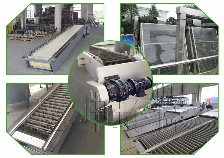 Wwtp Clean Waste Water Pretreatment Automatic Metal Mechanical Rotation Trash Rake Bar Screen