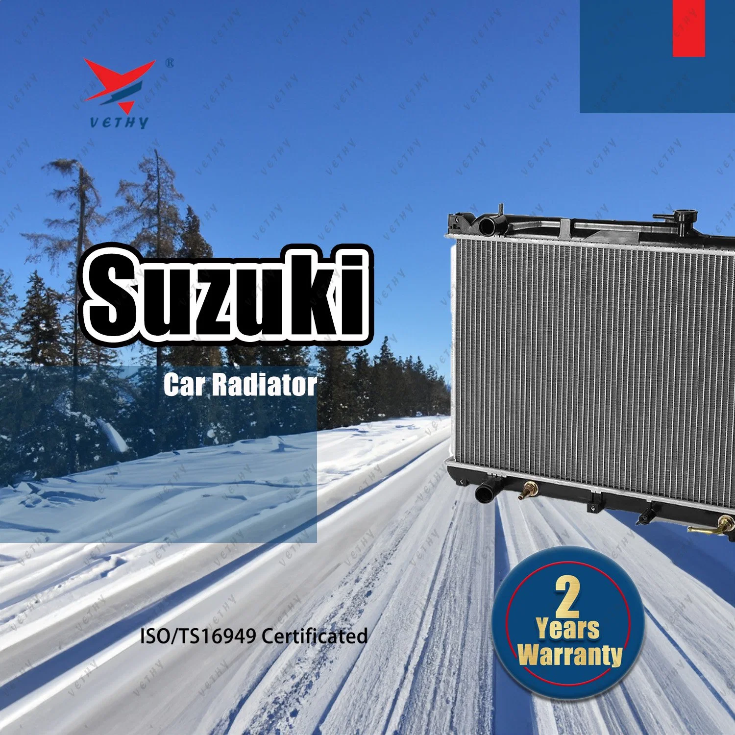 Suzuki S-Cross Radiator Efficiency: Stainless Steel Core and Cooling Fins for Urban Exploration