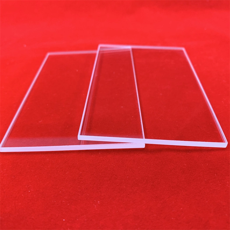 High Precision Clear Fused Silica Sheet Wafer Jgs1 Jgs2 Optical Rectangle Quartz Glass Plate Discs