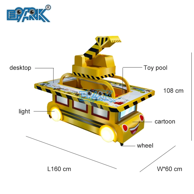 Versatile Engineer Excavator Children's Multi Function Play Activity Table