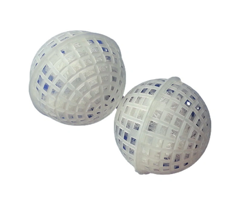 Plastic Tri Pack Scrubber Bio Ball for Air Scrubber and Water Treatment