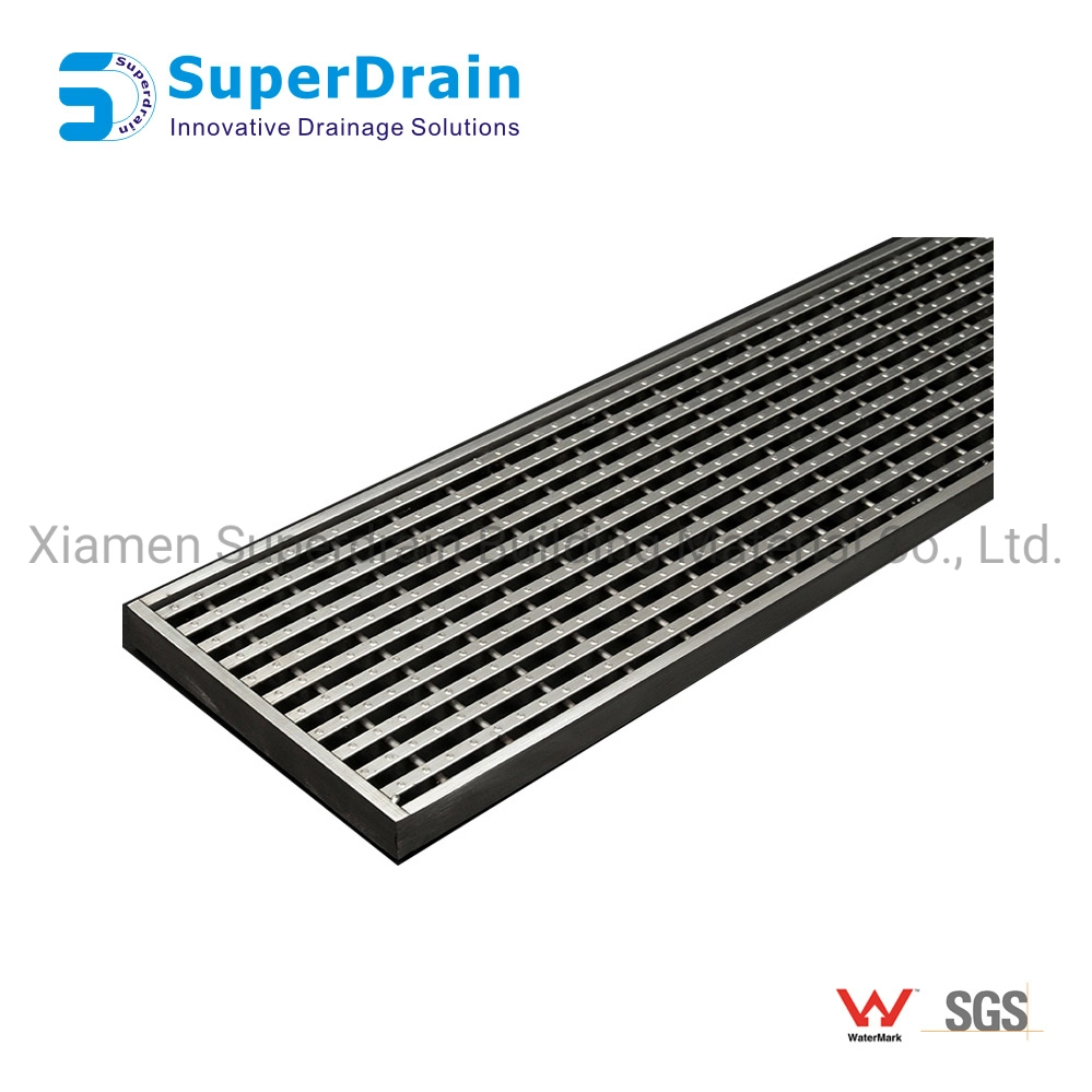 China Anti-Sliding Stainless Steel Slimline Mesh Floor Grate Drain