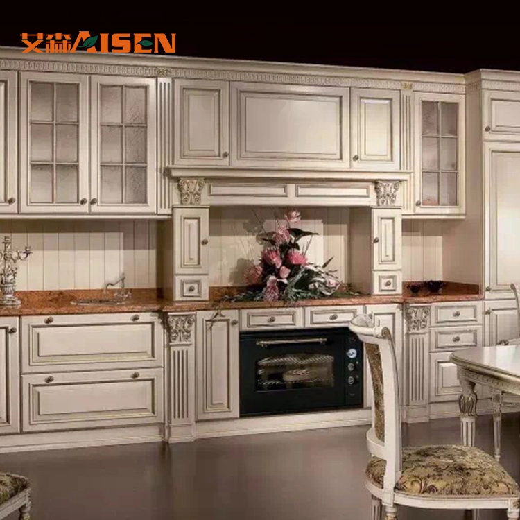 Prefab Container Homes Solid Wood Kitchen Cupboards Kitchen Equipment for Home