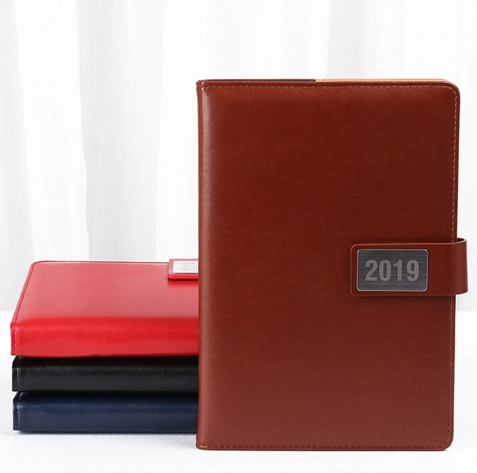 New Customized Gift Office Supply A5 PU Cover Notebook with Magnetic Snap