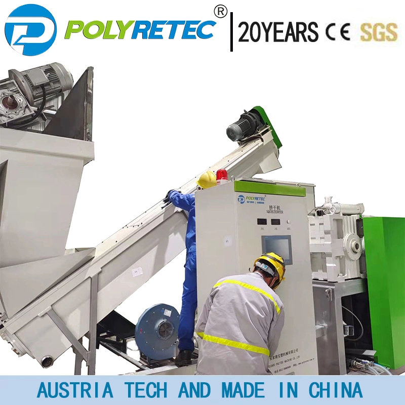 Waste PP/PE/LDPE Plastic Agricultural Greenhouse Film Crushing Washing Recycling System with CE Certificate