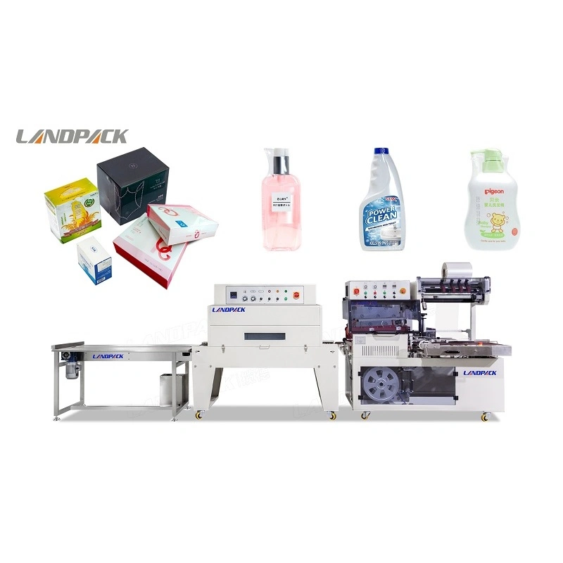 Landpack Lp-590 Vegetable Perfume Film Shrinking Wrapping Machines Machinery Machine
