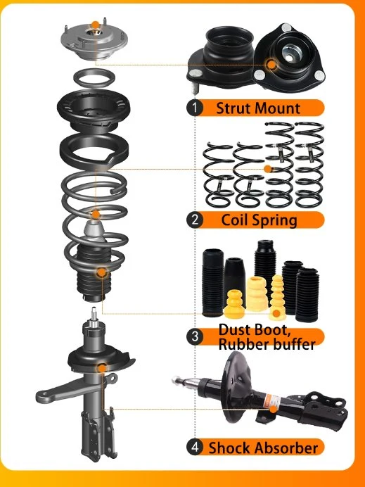 Eep Japanese Car Accessories Damper Auto Spare Parts Shock Absorber for Toyota Honda Mitsubishi Mazda Nissan Hyundai