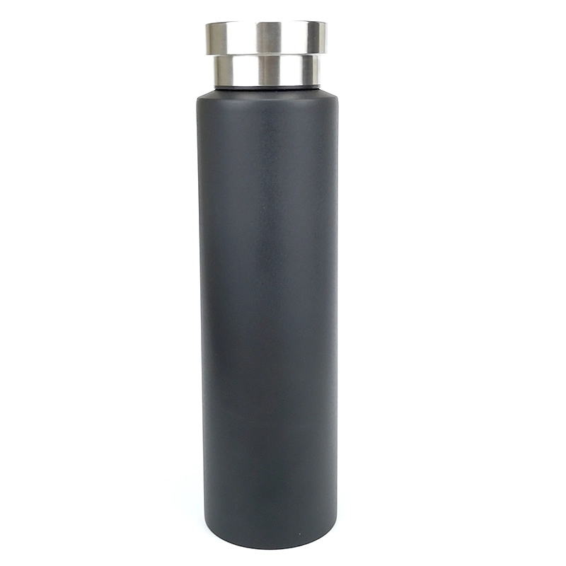 New High Quality 750ml Stainless Steel Water Bottle Insulated Thermos Reusable Double Wall Vacuum Flask Sports Bottle with Lid