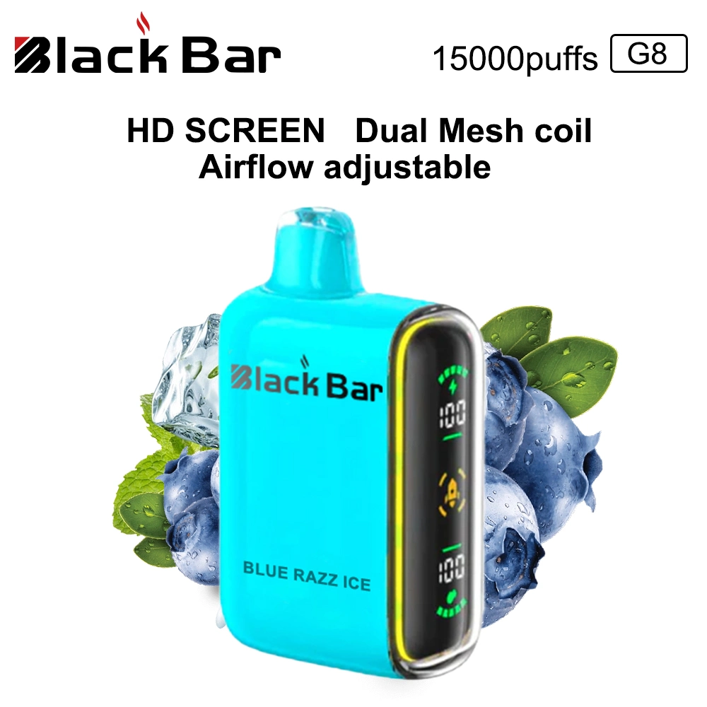 Factory OEM/ODM Black Bar with 15000 Puffs Disposable/Chargeable Vapes